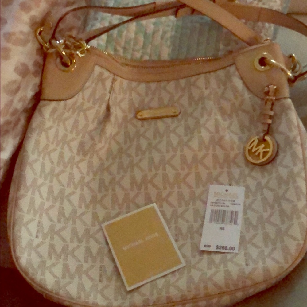 Mk vanilla LG conv Shoulder purse